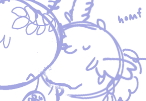 aven and ratio as sea bunnies.